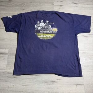 Notre Dame Football Tradition 2006 Graphic Tee Mens XL Navy NCAA